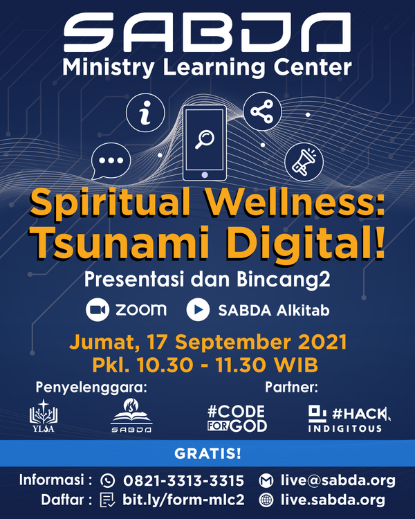 Spiritual Wellness: Tsunami Digital!
