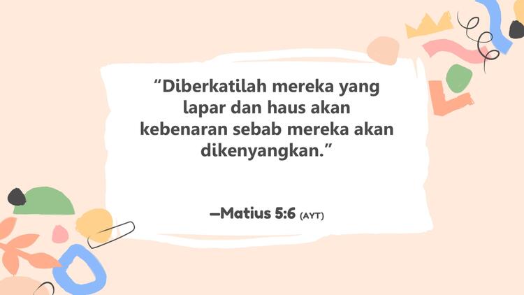 Matius 5:6